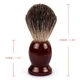 Qshave QM3201 Помазок для бритья из шерсти барсука и деревяной ручкой - изображение 3