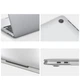 Чехол-накладка HardShell Case for MacBook Pro 13 (2016-2021), Clear - изображение 2