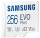 Карта памяти Samsung Evo Plus microSDXC 256GB UHS-I U3 V30 A2 + SD адаптер (MB-MC256KA/EU) - изображение 4