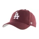 Бейсболка 47 Brand Los Angeles Dodgers Бордовый One Size (B-MVP12WBV-KMA) - изображение 1