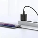 Сетевое зарядное устройство Baseus Super Si Quick Charger Быстрая зарядка 1C QC3.0+PD3.0 25W Type-C 3A + кабель Baseus Type-C to Type-C 3A 1м Black - изображение 11