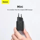 Сетевое зарядное устройство Baseus Super Si Quick Charger Быстрая зарядка 1C QC3.0+PD3.0 25W Type-C 3A + кабель Baseus Type-C to Type-C 3A 1м Black - изображение 12