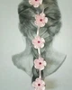 Детская заколка автомат лента для волос для девочки Handmade Петуния Розовая Украина ( 2904630207335) - изображение 1