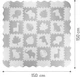Килимок-пазл Momi Zawi 150 х 150 см Grey (MAED00013) - зображення 5