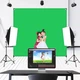 Фон в рамке с ножками Puluz PU5203G Chroma Key зелёный (200x200см) - изображение 2
