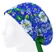 Медицинская шапочка женская HeadwearUniverse универсальная принт Пионы синие - изображение 3