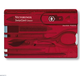 Складной швейцарский Нож-карта Victorinox Swisscard 0.7100.T_Vx07100.T 7 функций 82 мм красный - изображение 4