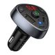 Автомобильный FM-трансмиттер модулятор Hoco E51 (PD 18W, Type-C, 2USB, Bluetooth 5.0, быстрая зарядка) - Черный - изображение 2