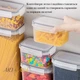 Набор герметичных контейнеров для хранения продуктов Ari&Ana, 8 шт пластиковых контейнеров для сыпучих - изображение 5