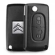 Викидний корпус ключа на 2 кнопки Citroen C2, C4, C5, C6, C8, Berlingo (CE0536 з місцем під акумулятор, лезо VA2) - зображення 2