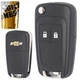 Выкидной корпус ключа Chevrolet Aveo T300 , Sonic , Camaro , Cruze , Equinox , Malibu , Spark , Volt на 2 кнопки CM13500226 , CM 13500226 - изображение 1