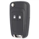 Выкидной корпус ключа Chevrolet Aveo T300 , Sonic , Camaro , Cruze , Equinox , Malibu , Spark , Volt на 2 кнопки CM13500226 , CM 13500226 - изображение 3