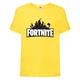 Футболка детская Фортнайт (Fortnite LOGO) желтая (FT-02) 104 см - изображение 1