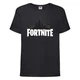 Футболка детская Фортнайт (Fortnite LOGO) черная (FT-02) 128 см - изображение 1