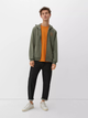 Bluza męska rozpinana streetwear z kapturem S.Oliver 2129501-78D1 M Oliwkowa (4099972656946) - obraz 3
