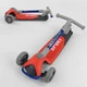 Самокат триколісний Best Scooter F-44077 (колеса: передні Ø4,7"/заднє Ø3,15"/PU, рама: пластик/складна, до 60 кг) - изображение 7