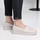 Лоферы женские Fashion Camilla 3895 41 размер 26 см Бежевый - изображение 4