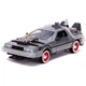 Модель машинки коллекционной Back to The Future Part III Movie Delorean Brushed Metal Time Machine with Lights - изображение 3