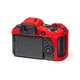 Защитный силиконовый чехол для фотоаппаратов Canon EOS R5, R6 - красный - изображение 3