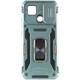 Ударопрочный чехол Epik Camshield Army Ring для Xiaomi Redmi 9C / 10A Зеленый / Light Green - изображение 3