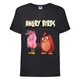 Футболка дитяча Енгрі Бердс (Angry Birds) чорна (AB-red&bird-black) 140 см - зображення 1