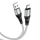 Кабель Hoco X50 Excellent charging data cable for Micro Gray - зображення 1