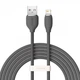 Кабель Baseus Jelly Liquid Silica Gel Fast Charging Data Cable USB to Lightning 2.4A 2m Black - изображение 1