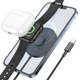 Зарядний пристрій бездротовий Hoco CW41 3in1 MagSafe Fast Charge 15W black - изображение 3