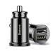 АЗП Baseus Circular Plastic A A 30W Dual QC3.0 Quick Car Charger Black - зображення 1