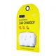 Автомобильное зарядное устройство Hoco C1 Three in one Car charger White - изображение 3