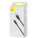 Кабель Baseus Jelly Liquid Silica Gel Fast Charging Data Cable USB to iP 2.4A 1.2m Black - зображення 2