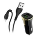 АЗУ Hoco Z31 Universe double port QC3.0 car charger 2USB 3.4A Black - изображение 1