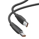 Кабель Baseus Jelly Liquid Silica Gel Fast Charging Data Cable Type-C to Type-C 100W 2m Black - зображення 2
