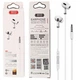 Навушники XO EP22 3.5MM music earphone White - зображення 2
