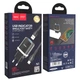 Мережевий зарядний пристрій HOCO N1 Ardent single port charger Type-C cable 12W Black - зображення 9