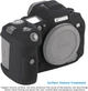 Защитный силиконовый чехол для фотоаппаратов Canon EOS R5, R6 - черный - изображение 5