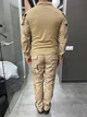 Військова форма Combat, Jin Teng (убакс + штани), Китай, коттон (бавовна), Койот, розмір L - зображення 3