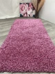 Пушистый ковер Super lux shaggy 1.2х1.8 м. DARK PINK 6365A - изображение 9