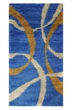 Пушистый ковер Super lux shaggy 1.7х2.5 м. BLUE 7368G - изображение 1