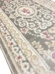 Классический ковер Flower 0.7х1.4 м. Gray P658B - изображение 3