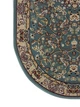Класичний килим з іранським дизайном Iranian Star 0.8х1.5 м. Овал СИНІЙ 4130A - зображення 2
