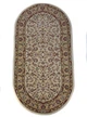 Классический ковер с иранским дизайном Iranian Star 1.2х1.8 м. овал cream 2661A - изображение 1