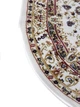 Классический ковер из полиэстера SILK STAR 1х2 м. Овал WHITE 1862C - изображение 3