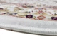Классический ковер из полиэстера SILK STAR 1х2 м. Овал WHITE 1862C - изображение 5