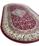 Классический ковер из полиэстера SILK STAR 0.8х1.6 м. Овал RED 1862Е - изображение 3