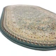 Классический ковер с иранским дизайном Iranian Star 0,8х1,5 м. Овал BLUE 3586A - изображение 2