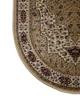 Классический ковер из полиэстера SILK STAR 1.5х2.3 м. Овал BEIGE 6574A - изображение 3