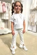 Штаны Escabel Kids 140 см Белый (2125000803036) - изображение 6