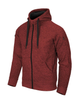 Куртка толстовка (Худи) (Красная) Covert Tactical Hoodie (Fullzip) Helikon-Tex Red Melange L Тактическая мужская - изображение 1