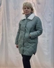 Женская демисезонная куртка Vivilona (Max Mara) 2319 Оливковый S - изображение 2